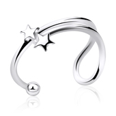 Dual Star Ear Cuff EC-102b (0.8)